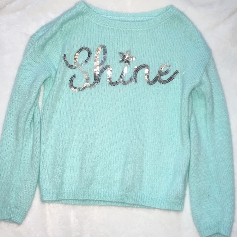 Mint green sweater!
